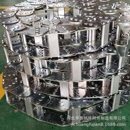 钢铝拖链全封闭工程拖链 数控机床钢制拖链 tl型机床钢制钢铝拖链