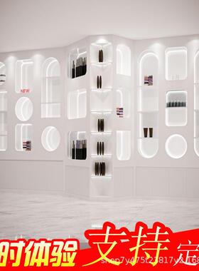 品展示柜展展厅示板首货架直播hzp-2间背景墙拱门陈列柜架子饰品