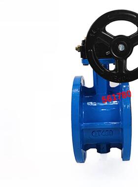 D341X-10/16Q涡轮法兰蝶阀软密封蝶阀手动水上Pe/Pvc蝶阀dn100650