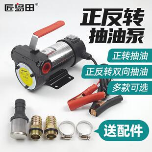 电动正反抽油泵大功率12 油抽子抽水泵器 220v柴油油桶泵便捷式