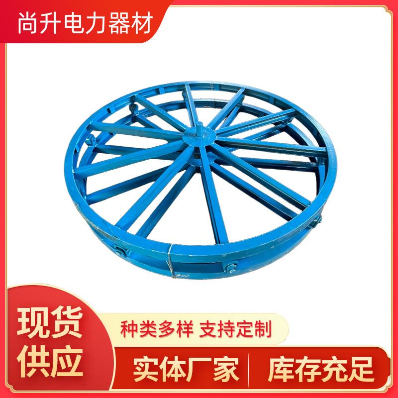 电缆放线盘电力电缆光纤工程输送线路加厚槽钢卧式放线架厂家