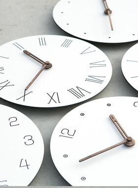 wo美zoom屋准12寸钟表简约时钟性挂钟客厅静音P000000Z个装饰创意