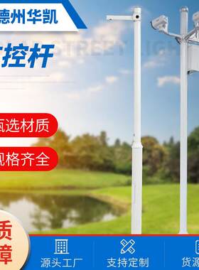 厂家供应交通监控杆固定监控小区安保安全防护道路警示监控杆