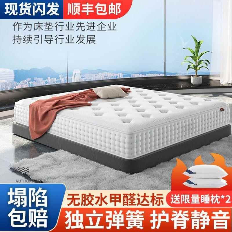 乳胶弹簧床.垫软硬两用20cm型厚DLB1.18米5m家用双人经济席梦思床