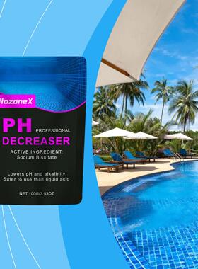 HOZONEX Pool pH Reducer - Water Clarifier and Skin Irritatio