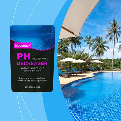 HOZONEX Pool pH Reducer - Water Clarifier and Skin Irritatio