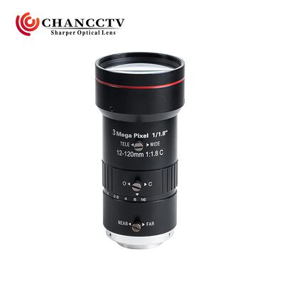 VISIONLENS安防监控12-120mm1/1.8″F1.8手动光圈手动变焦镜头