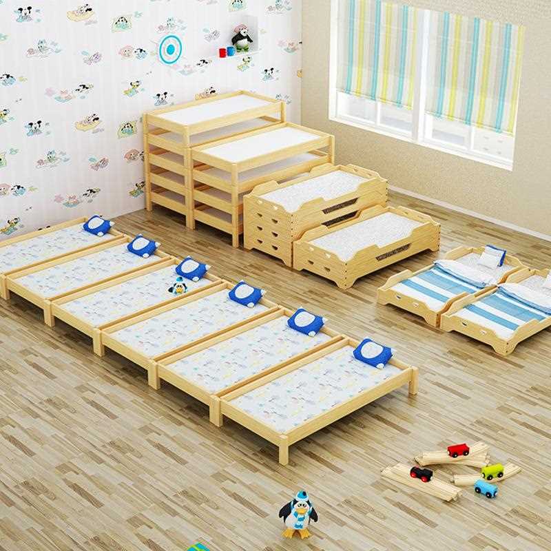 幼儿园叠叠床托管班幼儿园小学生午睡床实木结构叠叠床