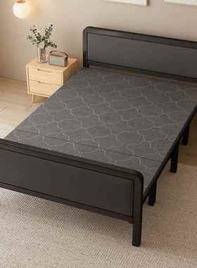 加固折床木板人床午休床出租房济简易床单双叠人铁床家SDT用成人