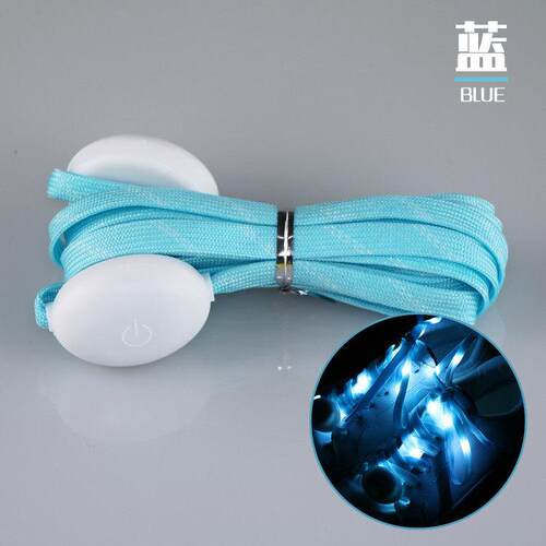 Luminous Shoelaces LED Light Shoe Laces 彩色发光鞋带