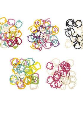 24x Crochet Stitch Markers Crochet Clips Cute Colorful Clip