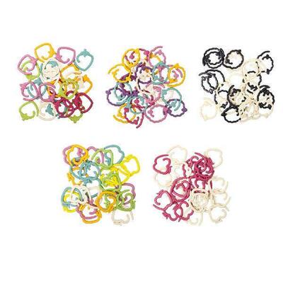 24x Crochet Stitch Markers Crochet Clips Cute Colorful Clip