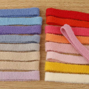 毛呢丝绒带 辅料毛线针织尼绒织带 发饰发箍diy蝴蝶结材料礼帽服装