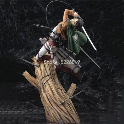 28cm Attack on Titan Levi Ackerman Anime Figure ARTFX J Mika