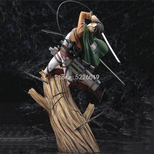 28cm Attack on Titan Levi Ackerman Anime Figure ARTFX J Mika