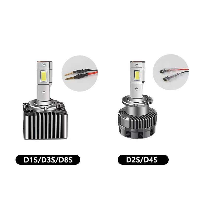 跨境款LED汽车大灯D系列更换原车HID灯泡 通用款D1S D2S D3S D4R