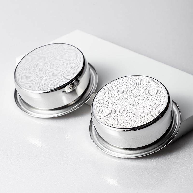 咖啡机滤网粉碗精密双杯单杯粉杯不锈钢过滤器萃取粉碗多孔滤网