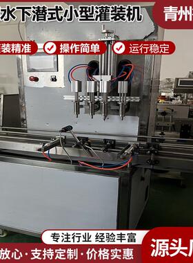玻璃水液体灌装机液体肥起沫液体下潜式小型全自动灌装设备