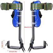 摘602爬树神直立爬工具器上树脚扎子大拐树马蜂脚扣采铁鞋