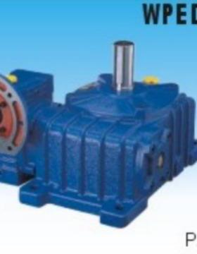 W轮E 双级蜗蜗杆P减速机 可配电机 杭州万杰