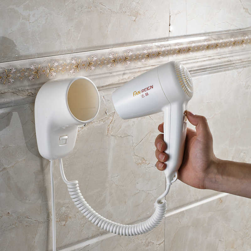 挂壁吹风机酒店宾馆1300W小功率浴室挂壁式电吹风机烘手头发