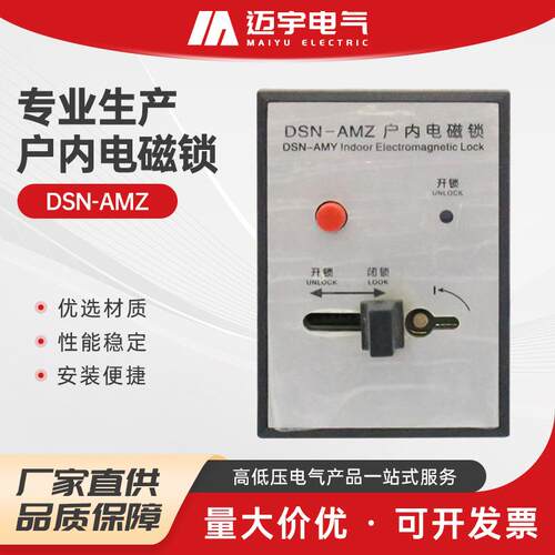 户内电磁锁 dsn-am2户内使用高压电磁锁钥匙配锁高压开关柜电控锁