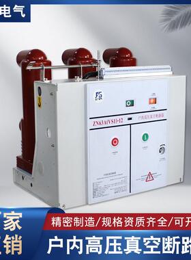 巨广10KV环网柜内高压真空断路器VS1-12/630A固定式智能