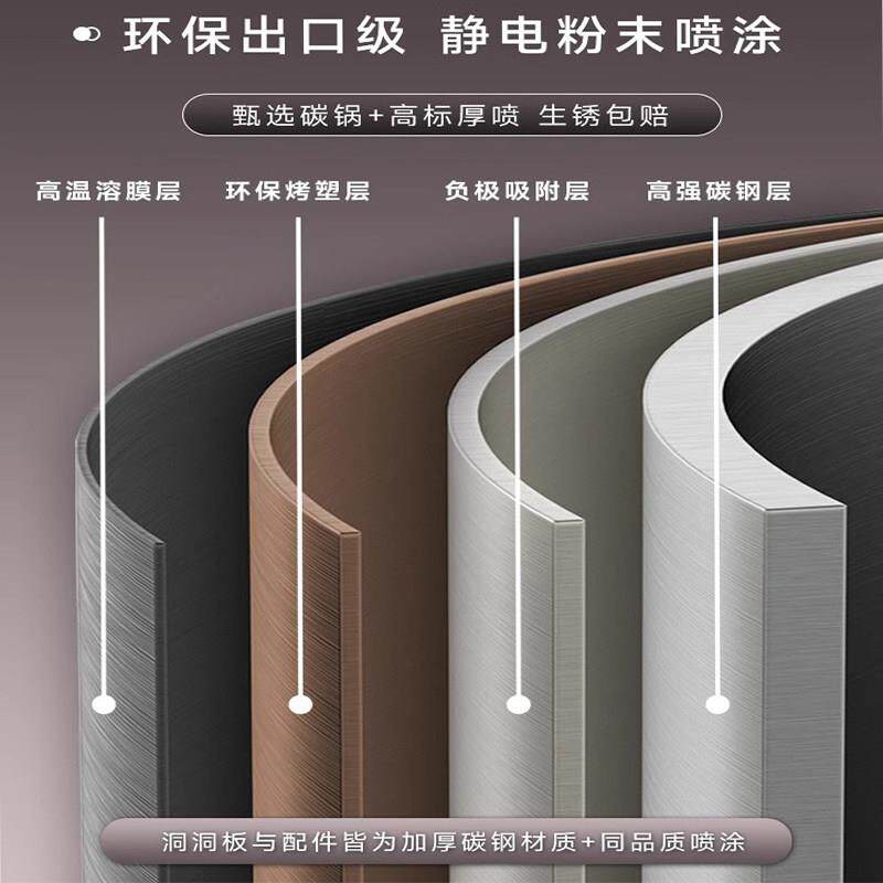 定制燃气热水器管道遮挡罩装饰洞洞板厨房壁挂下方遮丑置物架挡板
