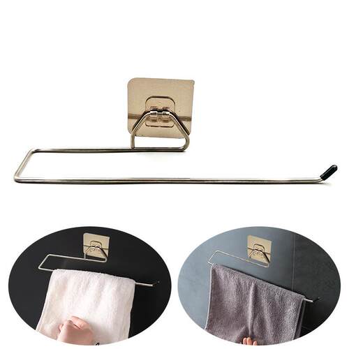 Stainless Steel Single Hook Towel Rack for Bathroom, Kitchen