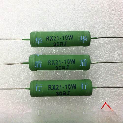 RX21 8W 10W 10R/22R/30R/33R/47R/68R/100R 欧姆 绕线电阻 10个
