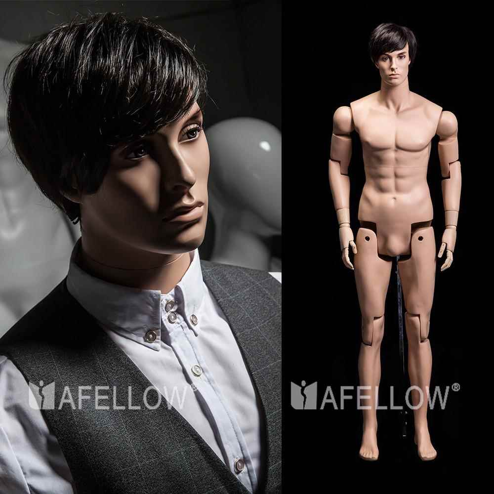 活动关节模特彩妆男模拍照摄影道具橱窗服装店模特橱窗陈列模特男