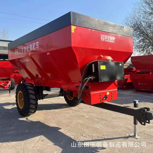 双竖蛟龙撒肥车大型辽宁10方牛粪冻粪牵引扬粪车田王供应撒肥机