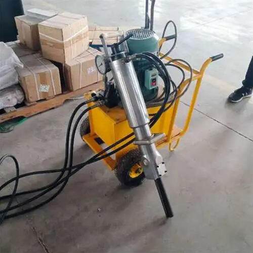 聚仁液压岩石劈裂机劈裂器岩石钻孔劈裂一体机机器设备