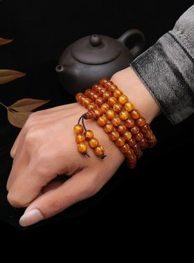 金丝海佛珠手串招财文玩饰品手链