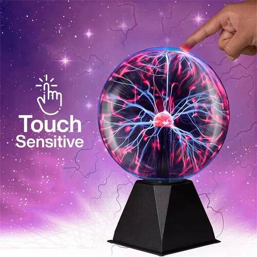 3/4/5/6 Inch Magic Plasma Ball Lamp LED Atmosphere Night Lig