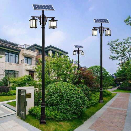 路d灯用le太阳能超亮大功园率户外防水新中式农村家花别DYT墅庭院
