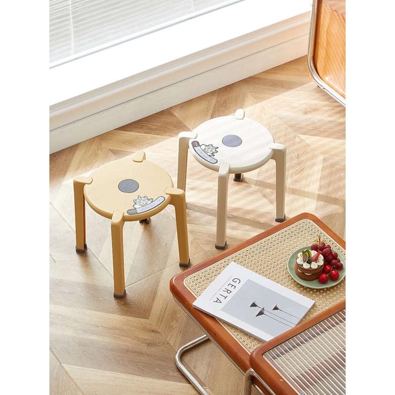 精品小凳子加厚卡通儿童家用塑料板凳矮凳幼儿园宝宝坐凳浴室防滑