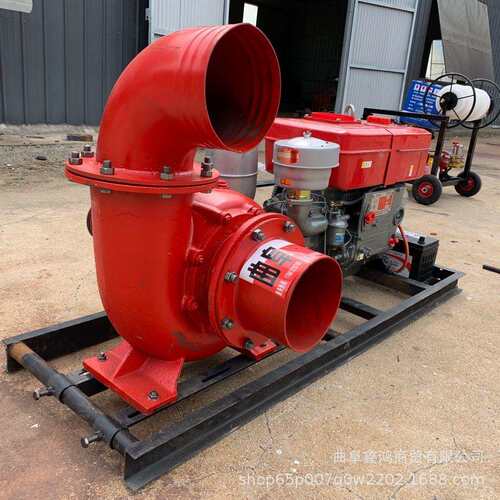 便携式汽油柴油抽水泵应急消防柴油抽水泵灌溉用柴油抽水泵