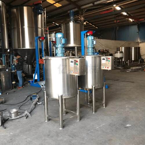 100L加热不锈钢搅拌罐化工液体拌料机涂料胶水混料桶树脂搅拌桶