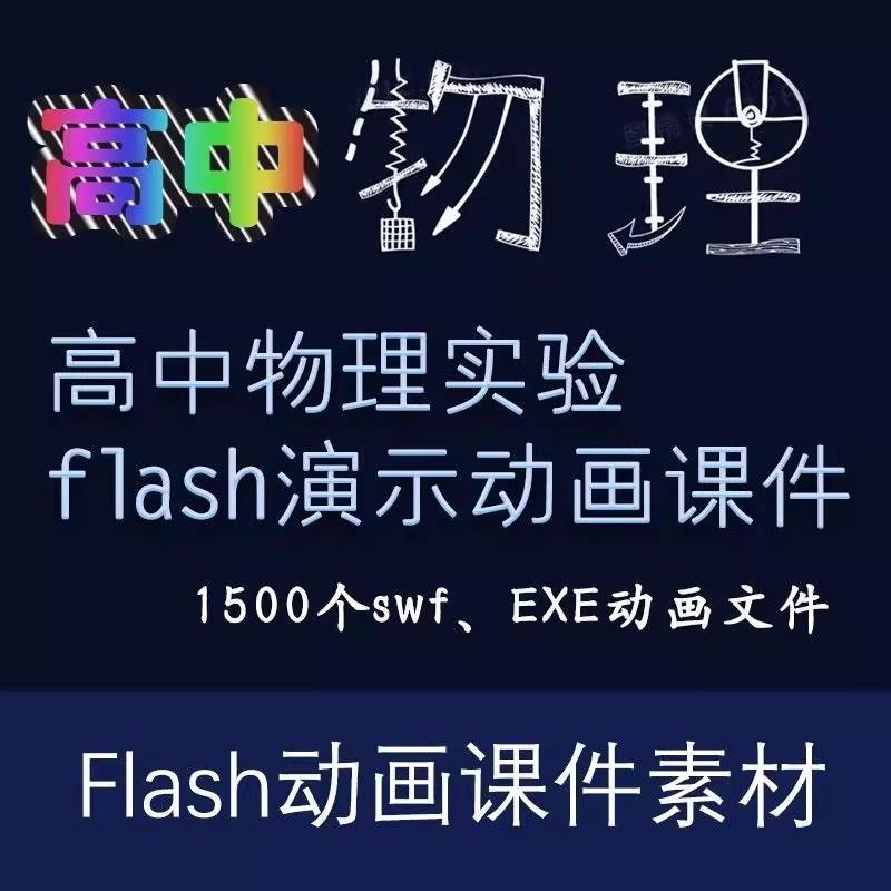 高中物理实验flash动画课件刻录盘个性化服务