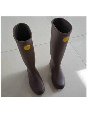 咖啡色高帮绝缘靴YS113-01-06测压20KV/3MIN尺码全符合标准