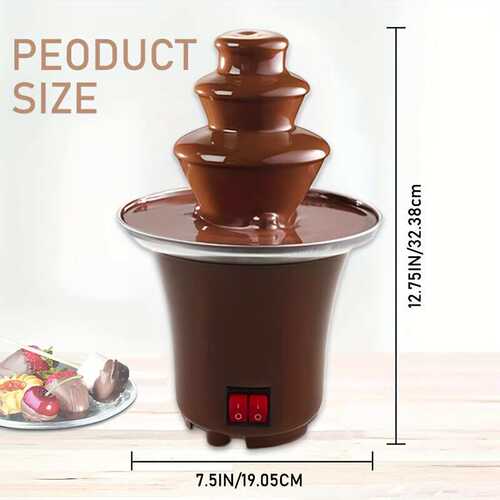 3 electricstains tierssteelchocolatefountain  fondue