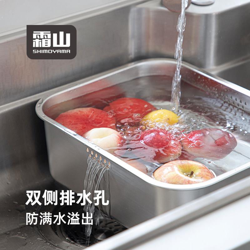 304不锈钢洗碗盆水槽式大容量洗菜盆厨房水槽单水槽深型盆中盆