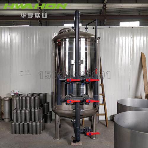 不锈钢砂滤罐碳滤罐机械石英砂过滤器地下水河水井水预处理设备
