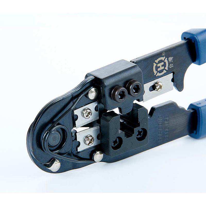 网络水晶头压线钳台湾三堡HT-210C压接钳 网线钳专业手动工具8P8C