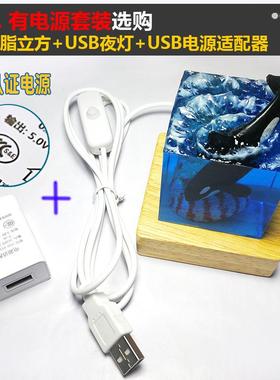 高档手品工海艺品树脂书桌纸镇文创产创意礼海物洋摆件贝虎鲸小夜