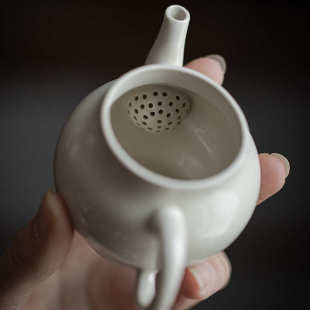 草木灰釉手工茶壶复古单壶带过滤小号家用陶瓷泡茶壶功夫茶具 日式