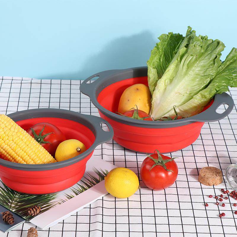 可折叠家用沥水篮 洗菜盆塑料创意水果盘可伸缩厨房洗菜篮淘米盘,餐饮具,果盆/果盘/果篮,淘宝优惠券,粉丝福利购,淘宝优惠卷