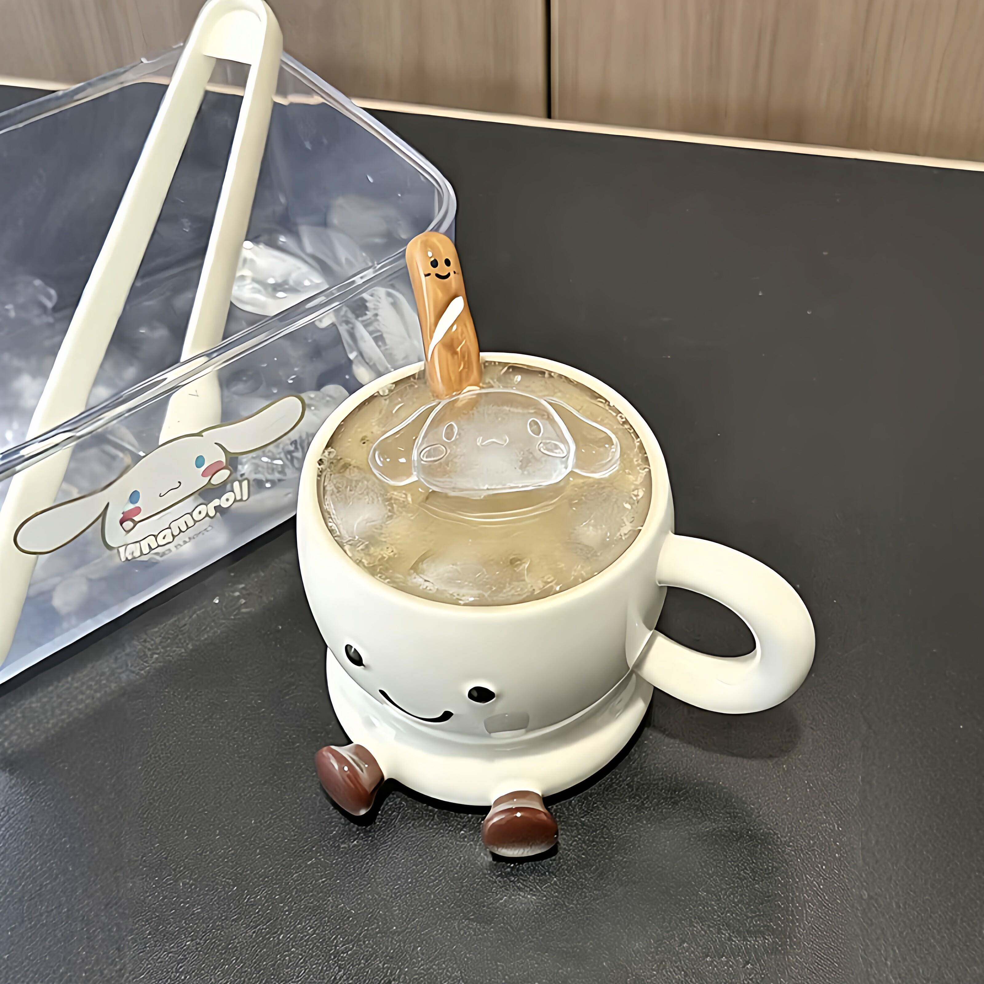 大耳狗冰格制冰盒冰块模具大容量一键脱模冰盒冰块储存盒储冰盒子
