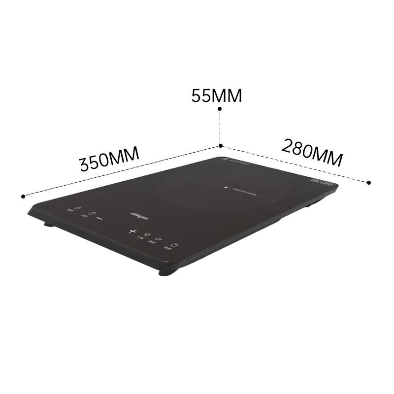 爱庭电磁炉IHF20IH-F20M-0M-B家用台式电磁炉00W大功率2火-锅炒菜